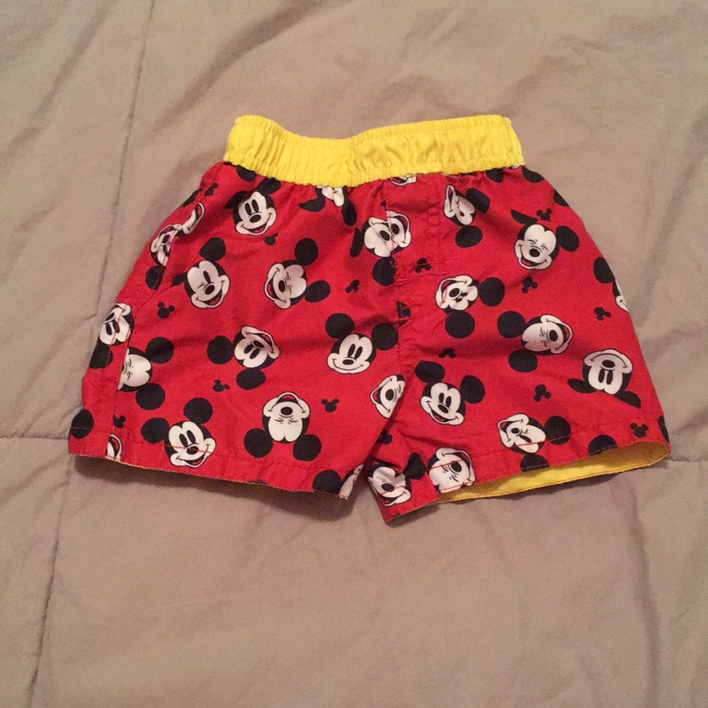 Mickey Mouse swim shorts